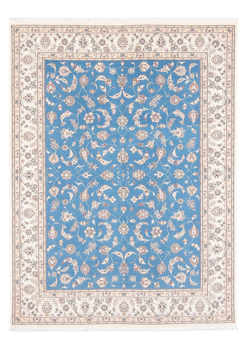 Perserteppich - Nain - Premium - 210 x 151 cm - blau