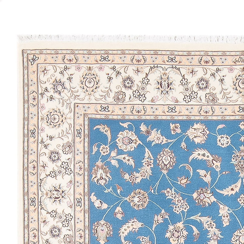 Perserteppich - Nain - Premium - 210 x 151 cm - blau