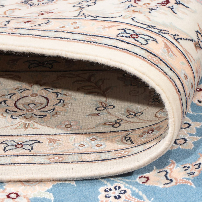 Perserteppich - Nain - Premium - 210 x 151 cm - blau