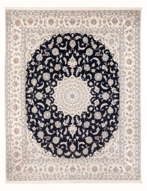 Perserteppich - Nain - Premium - 275 x 228 cm - dunkelblau