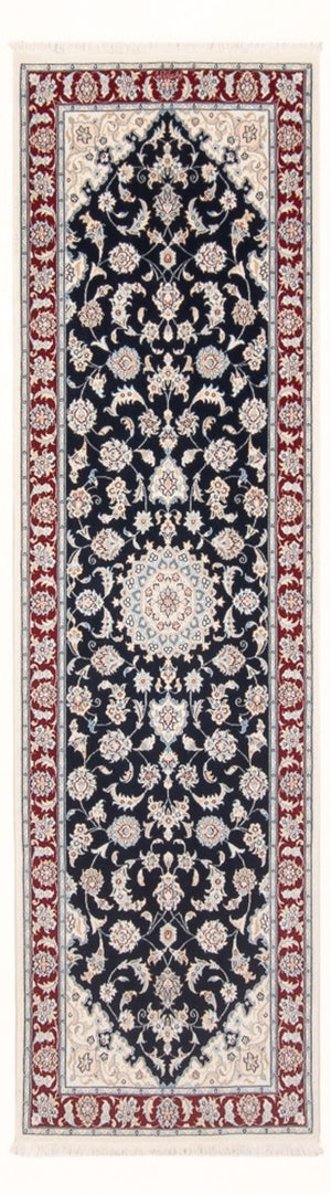 Läufer Perser - Nain - Premium - 250 x 78 cm - dunkelblau