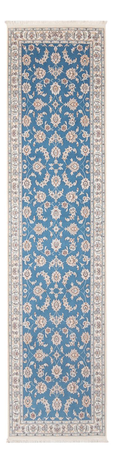 Läufer Perser - Nain - Premium - 298 x 80 cm - blau