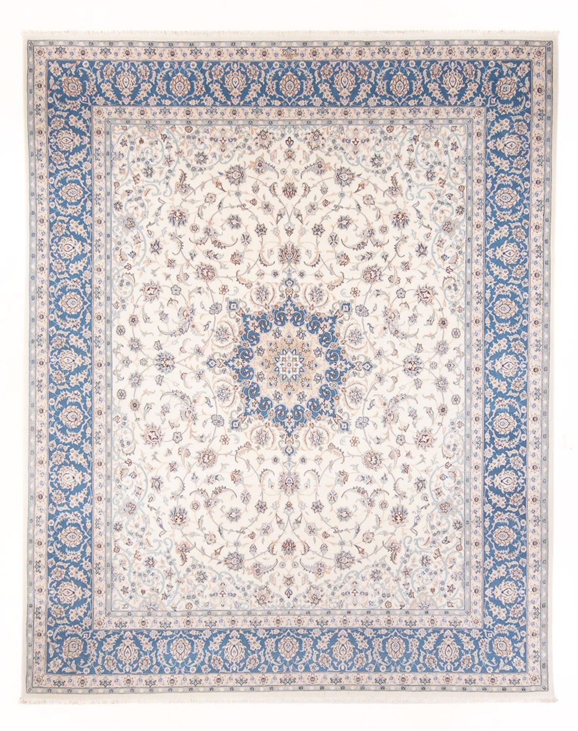 Perserteppich - Nain - Premium - 297 x 246 cm - creme