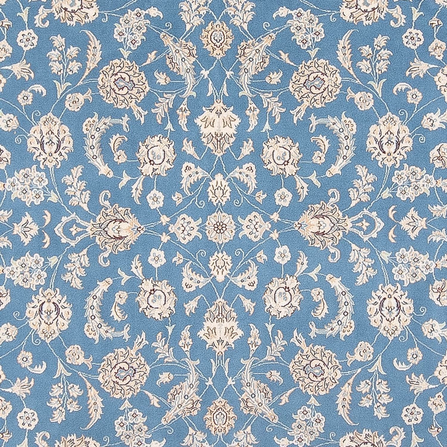 Perserteppich - Nain - Premium - 293 x 248 cm - hellblau