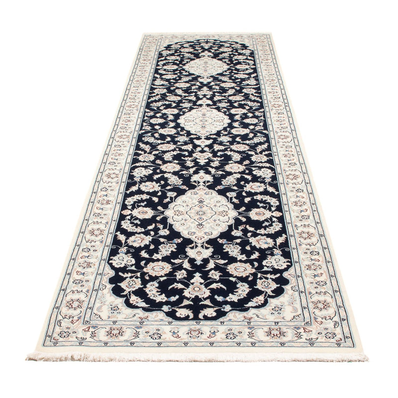 Läufer Perser - Nain - Premium - 339 x 86 cm - dunkelblau