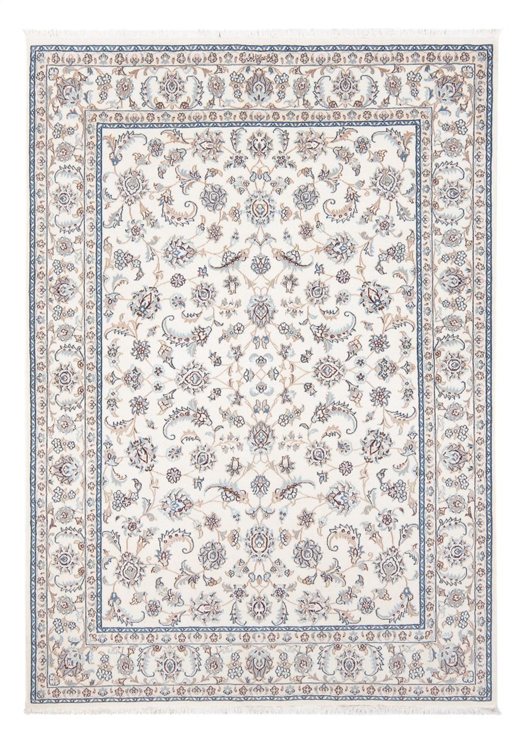 Perserteppich - Nain - Premium - 201 x 150 cm - creme