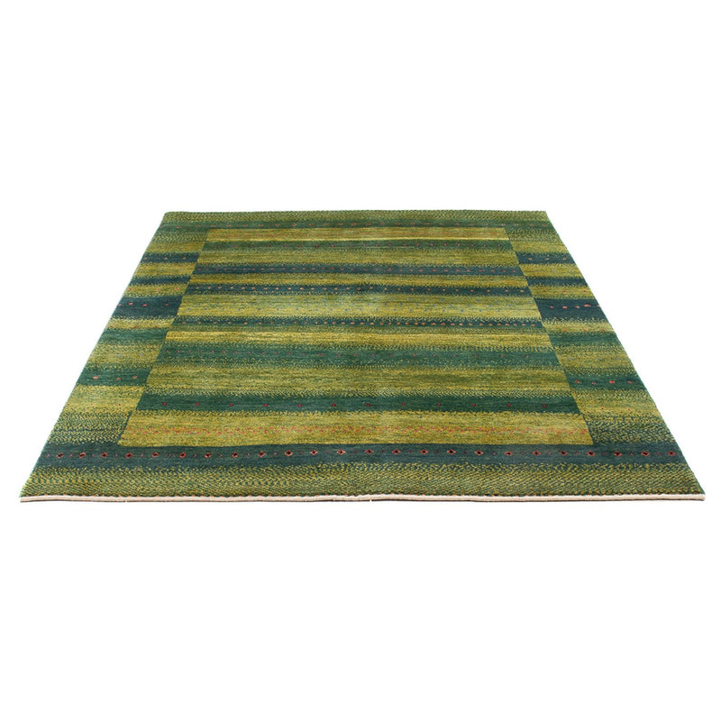 Gabbeh Teppich - Perser - 204 x 148 cm - dunkelgrün
