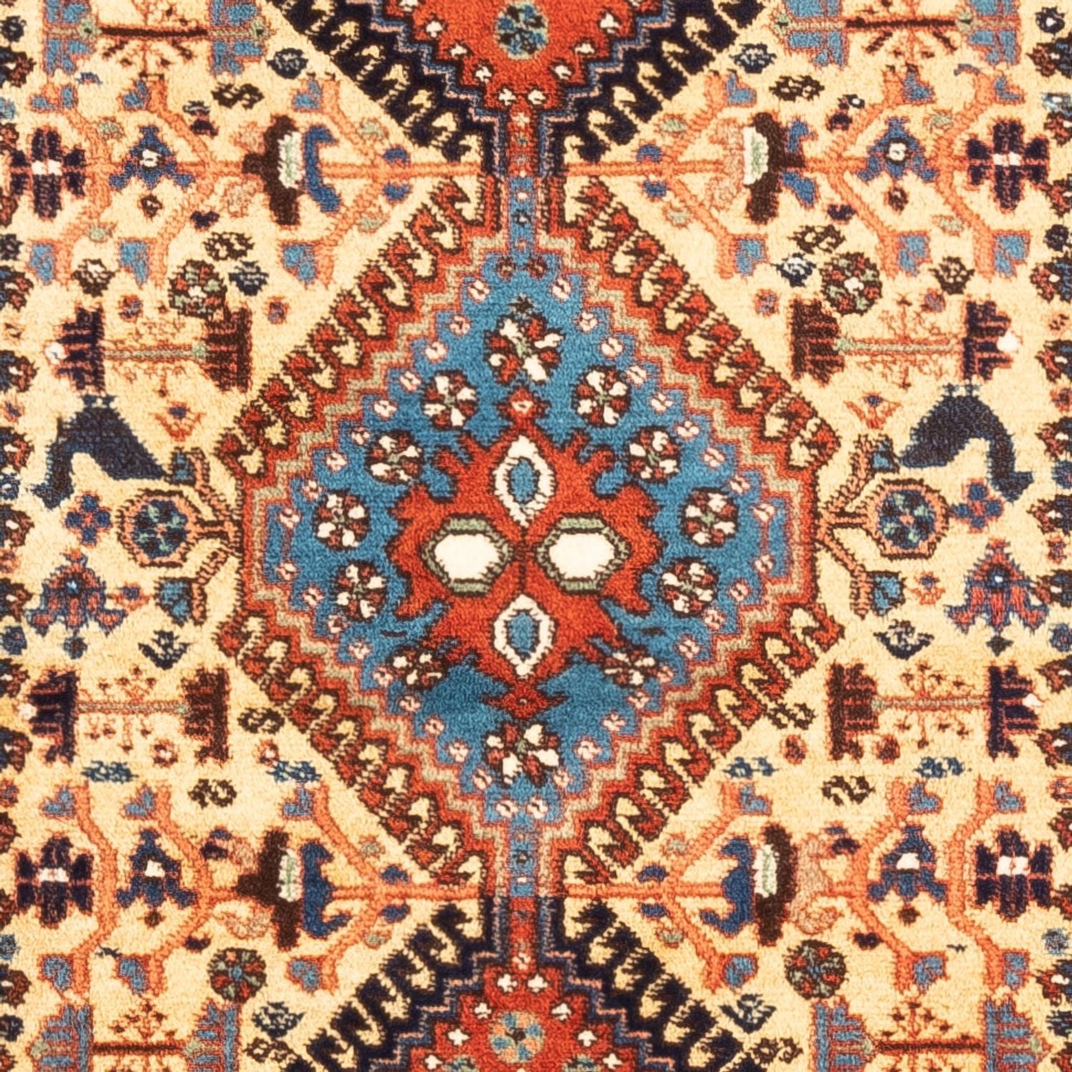 Perserteppich - Nomadic - 130 x 84 cm - creme