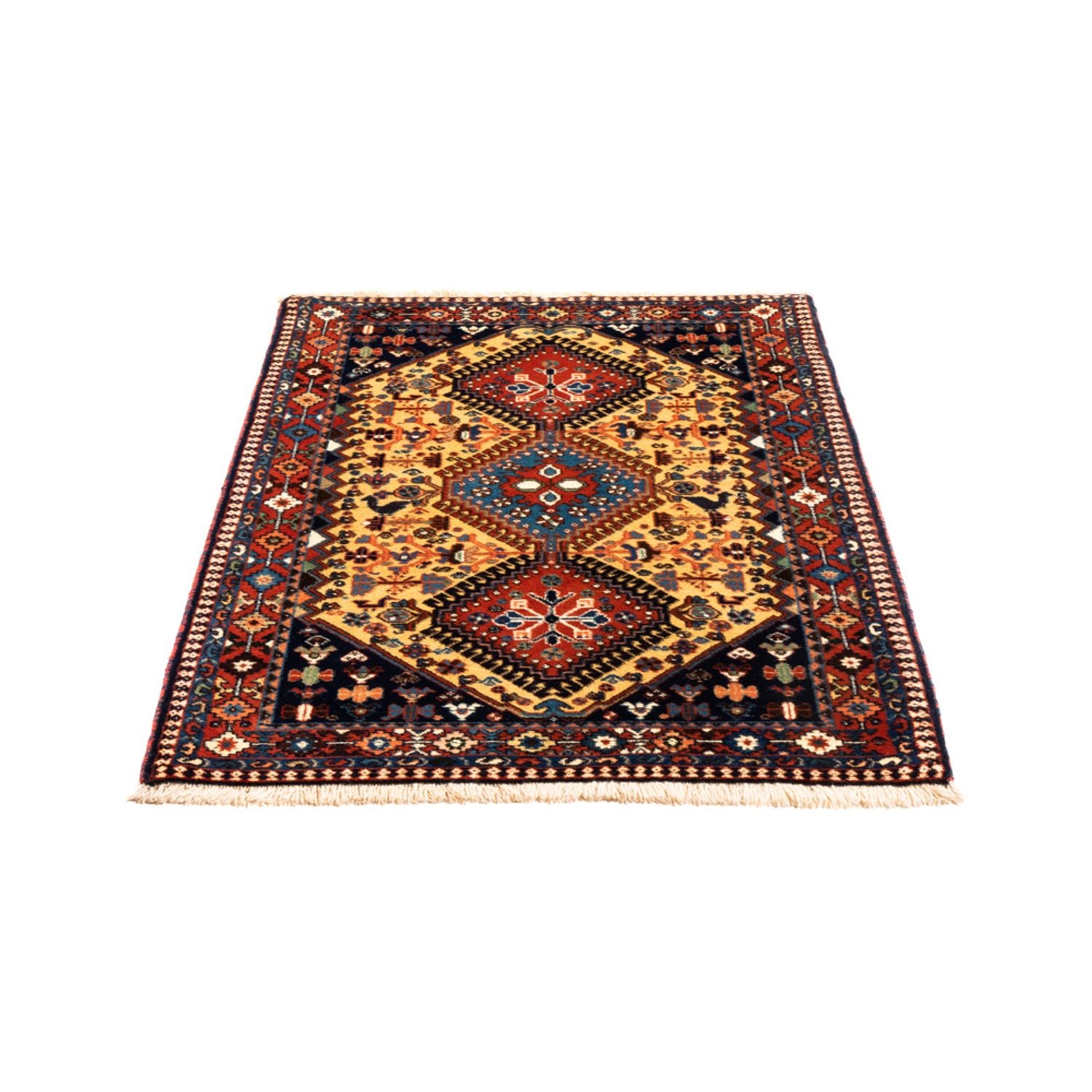 Perserteppich - Nomadic - 130 x 84 cm - creme