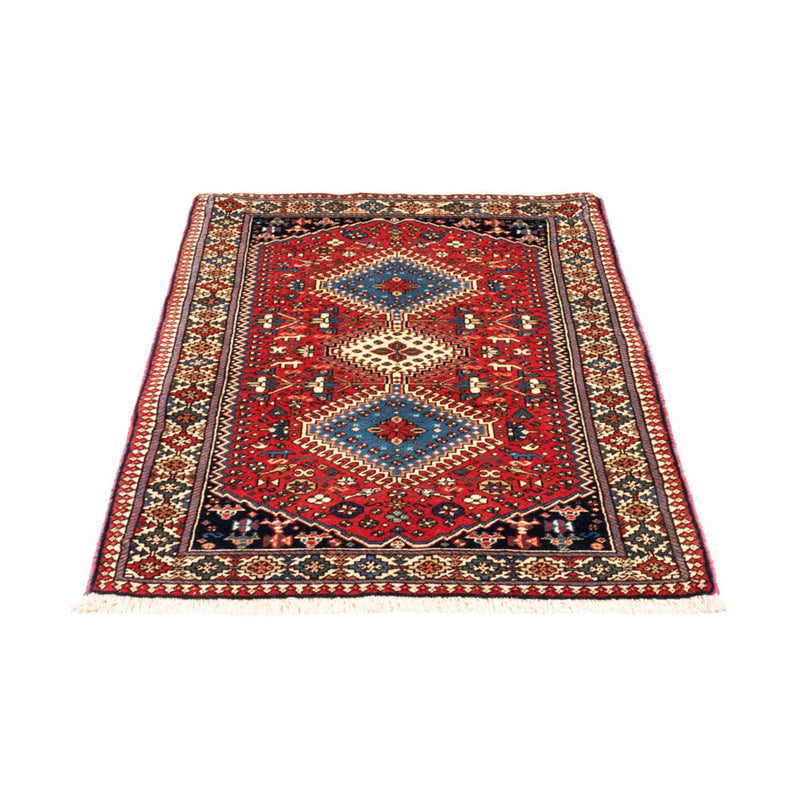 Perserteppich - Nomadic - 132 x 83 cm - rot