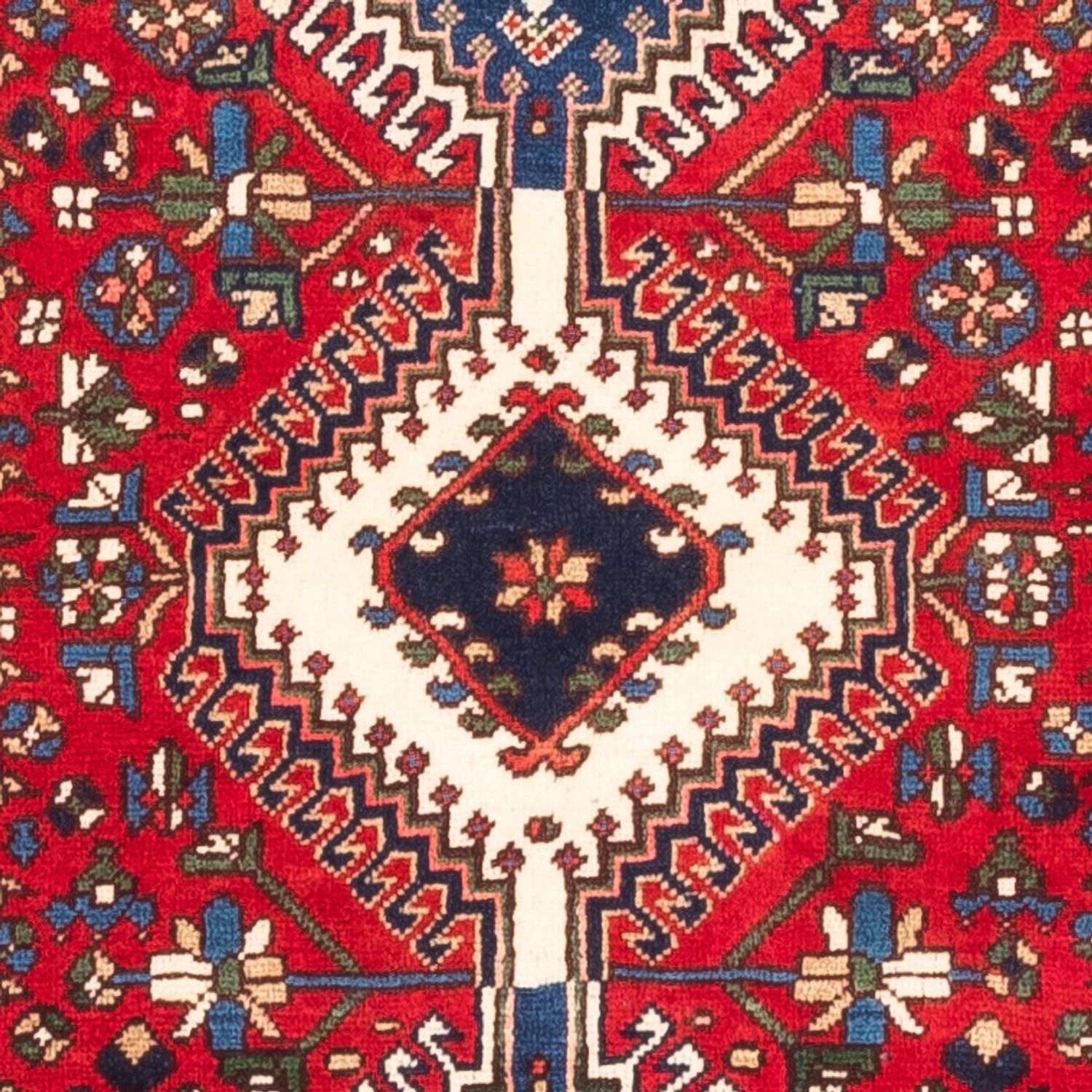Perserteppich - Nomadic - 128 x 74 cm - rot