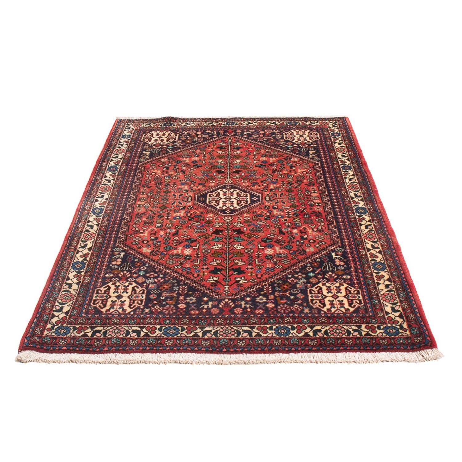Perserteppich - Nomadic - 155 x 102 cm - rot