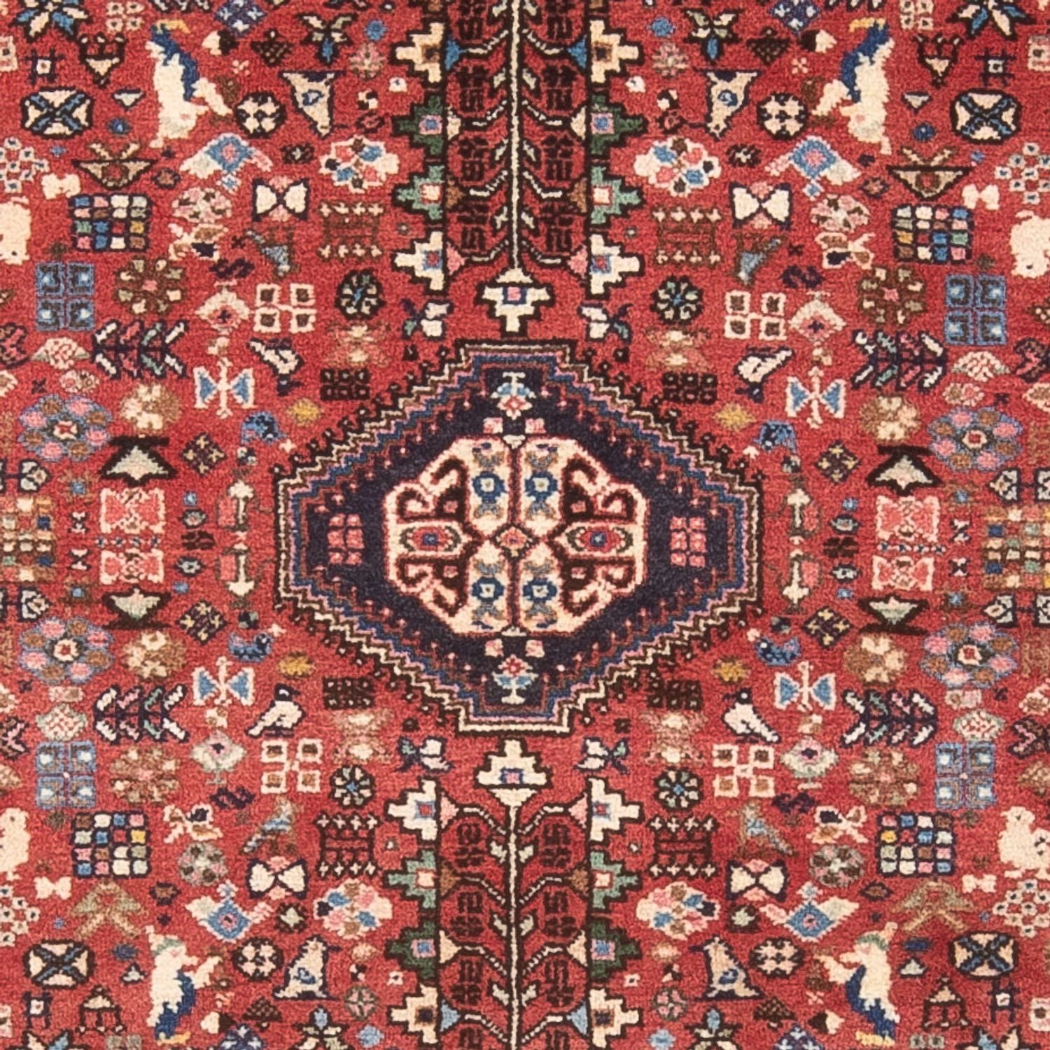 Perserteppich - Nomadic - 156 x 106 cm - rot