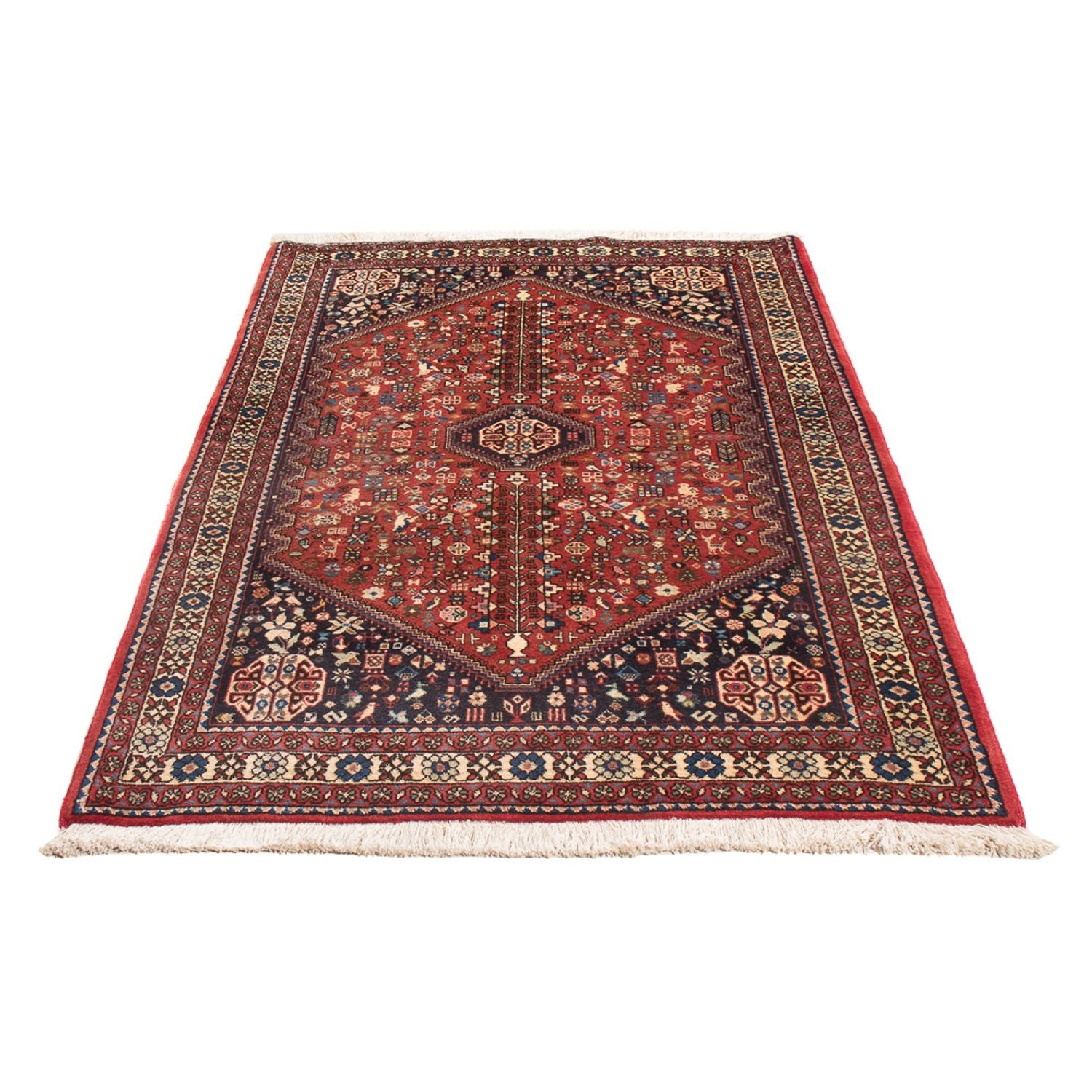 Perserteppich - Nomadic - 156 x 106 cm - rot