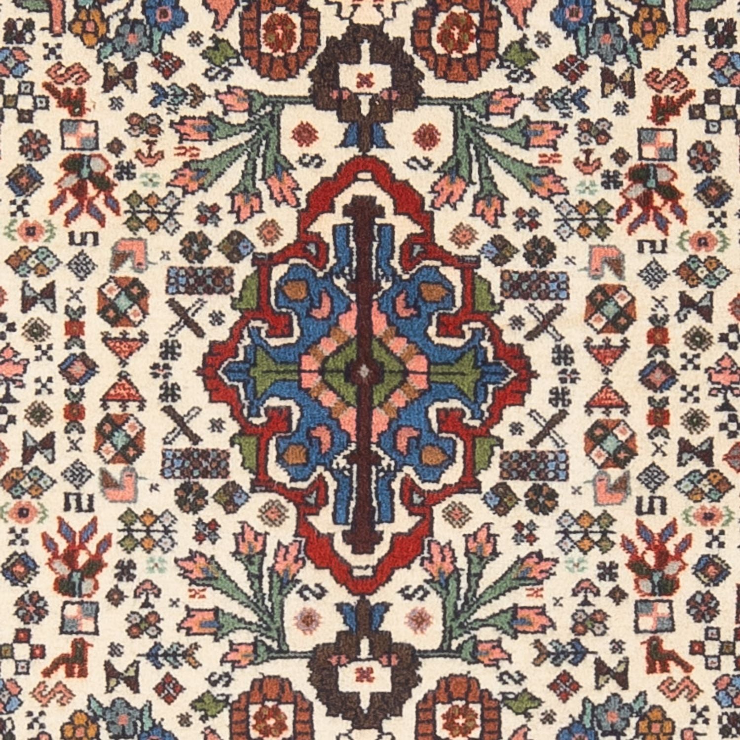 Perserteppich - Nomadic - 140 x 106 cm - creme