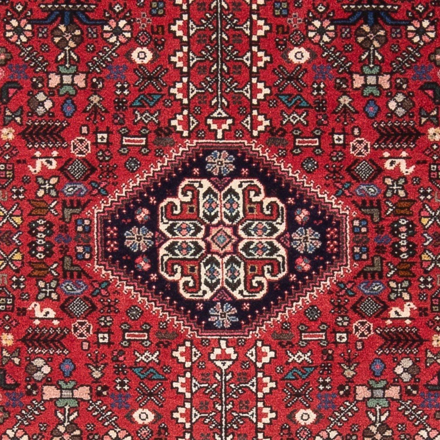 Perserteppich - Nomadic - 156 x 104 cm - rot
