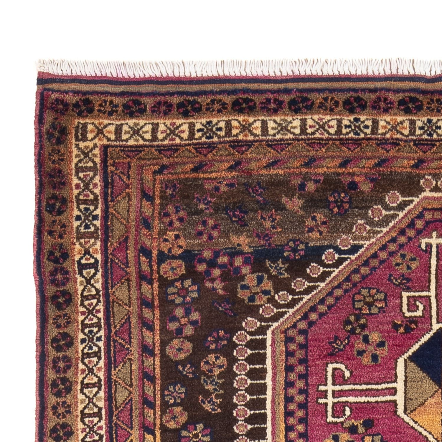 Perserteppich - Nomadic - Royal - 227 x 138 cm - dunkelblau