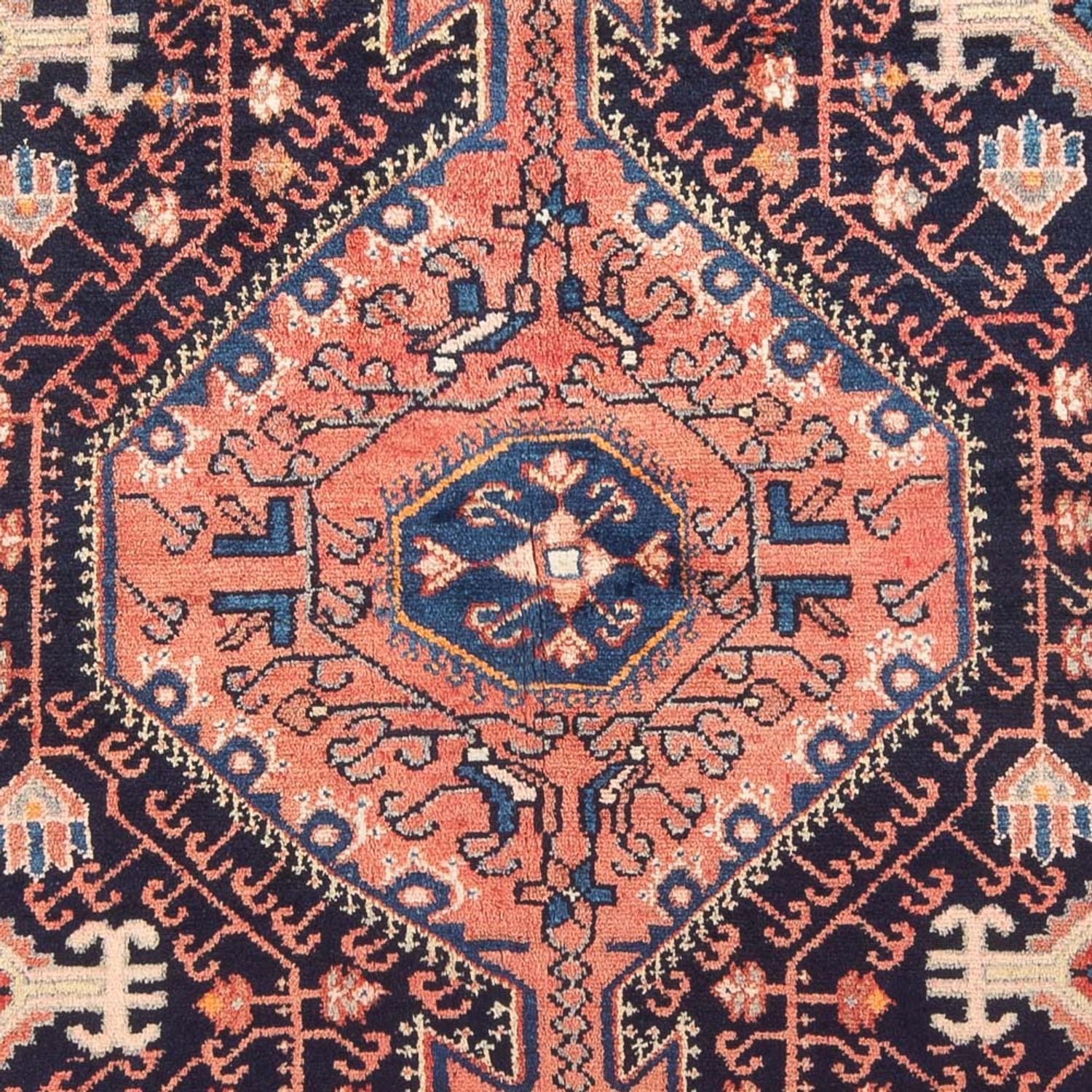 Perserteppich - Nomadic - Royal - 241 x 134 cm - dunkelblau