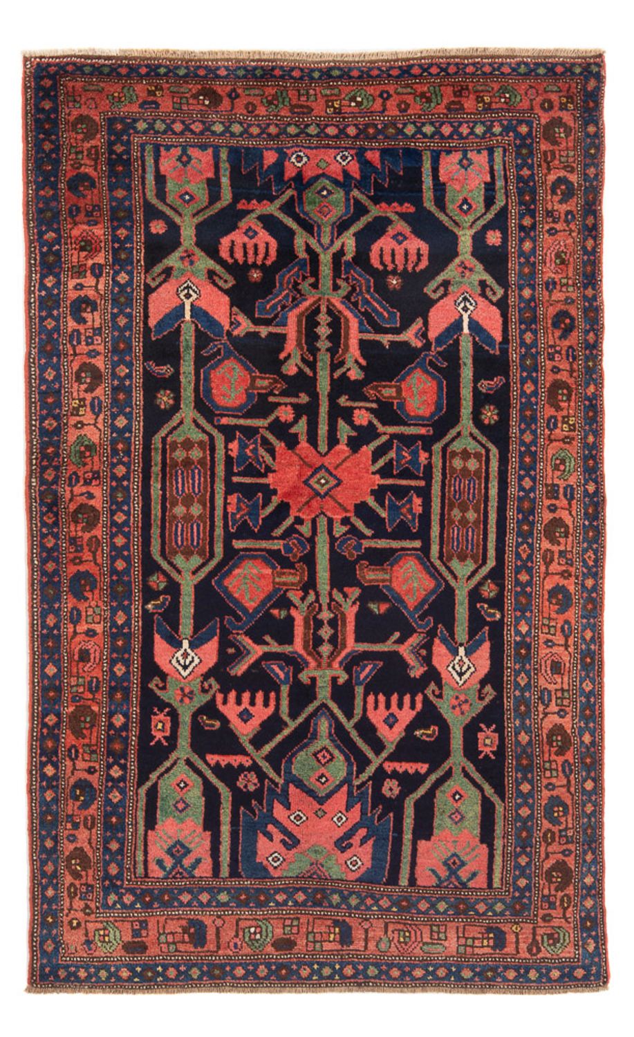 Perserteppich - Nomadic - Royal - 219 x 132 cm - dunkelblau