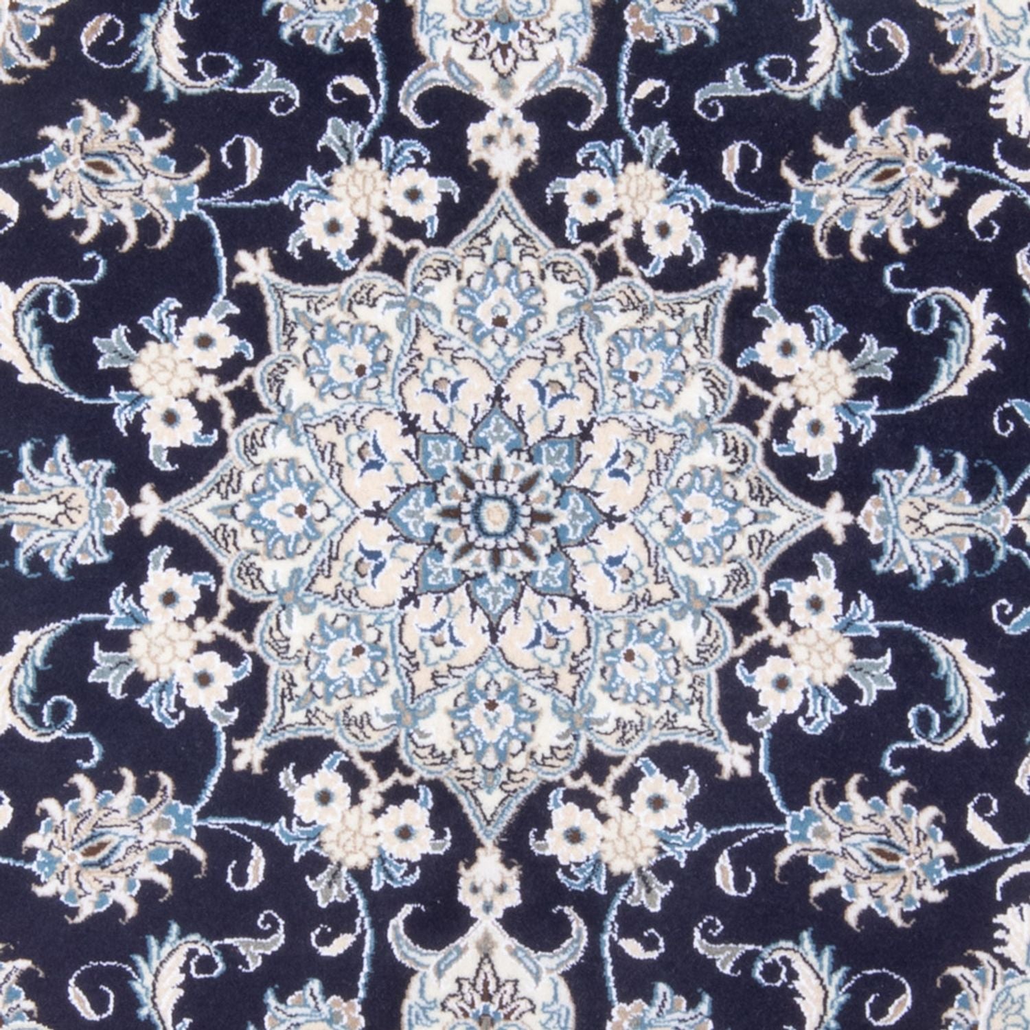 Perserteppich - Nain - Royal - 213 x 150 cm - dunkelblau