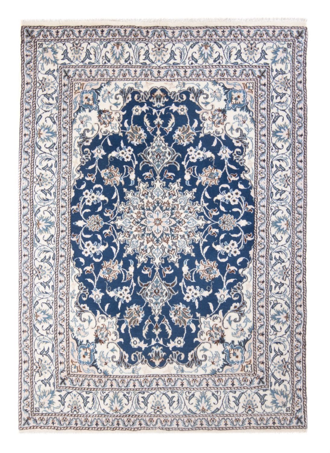 Perserteppich - Nain - Royal - 203 x 145 cm - blau