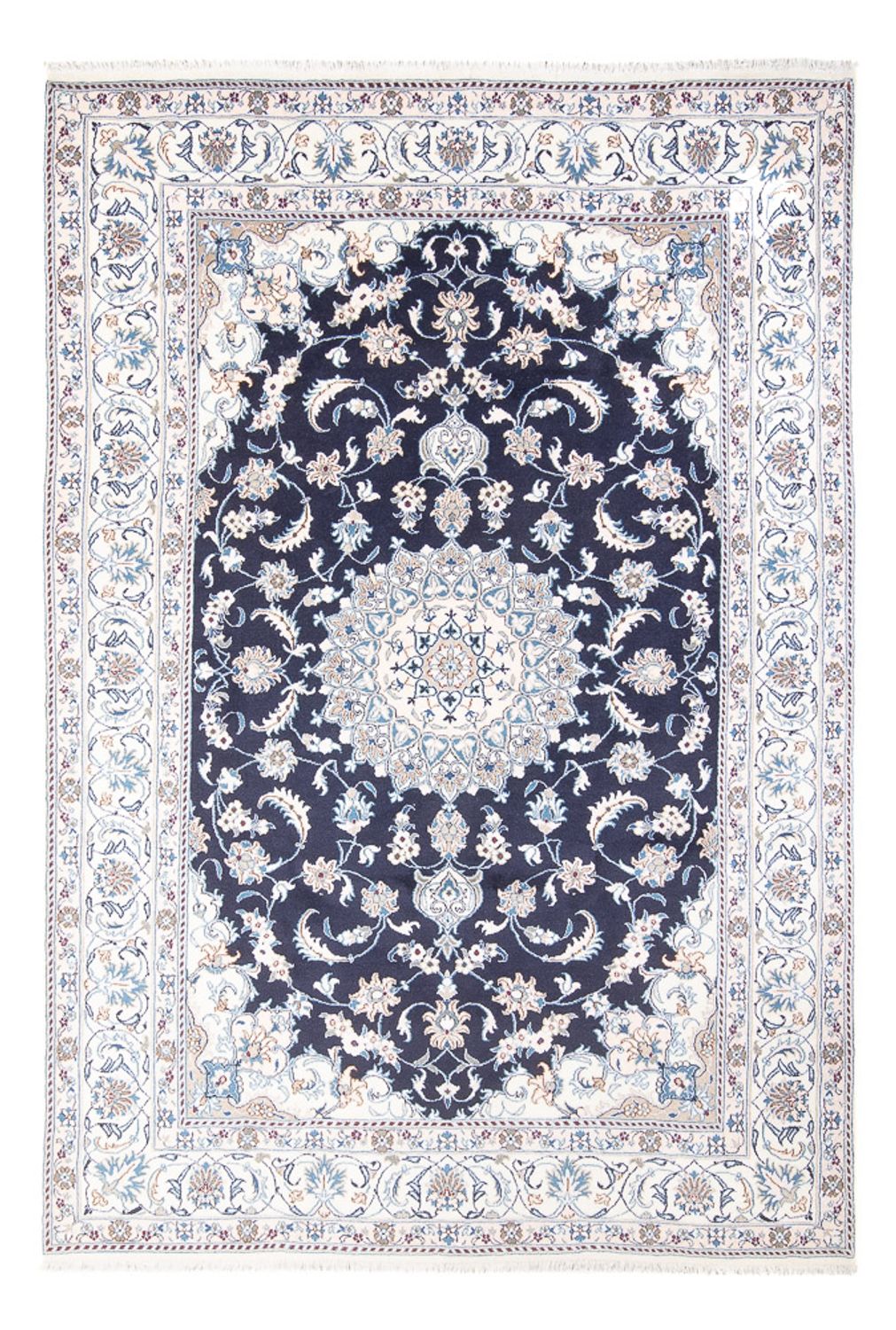 Perserteppich - Nain - 295 x 203 cm - dunkelblau