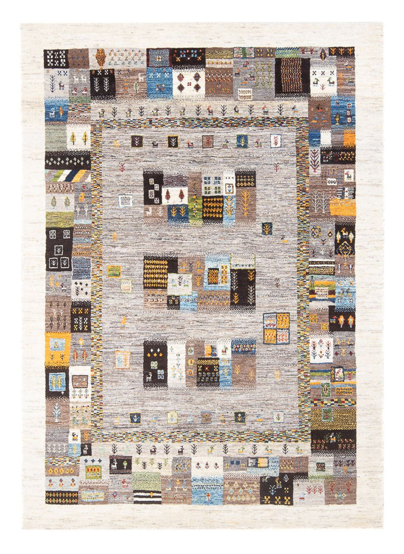 Gabbeh Teppich - Loribaft Perser - 236 x 164 cm - mehrfarbig