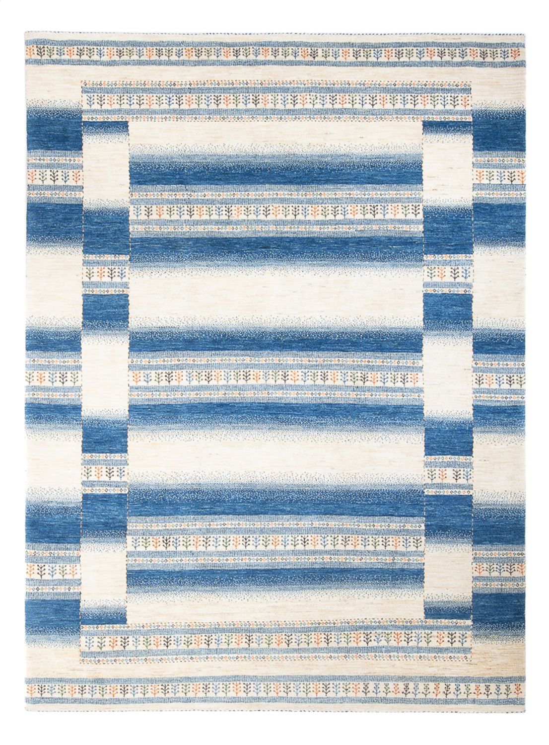 Gabbeh Teppich - Loribaft Perser - 303 x 222 cm - mehrfarbig