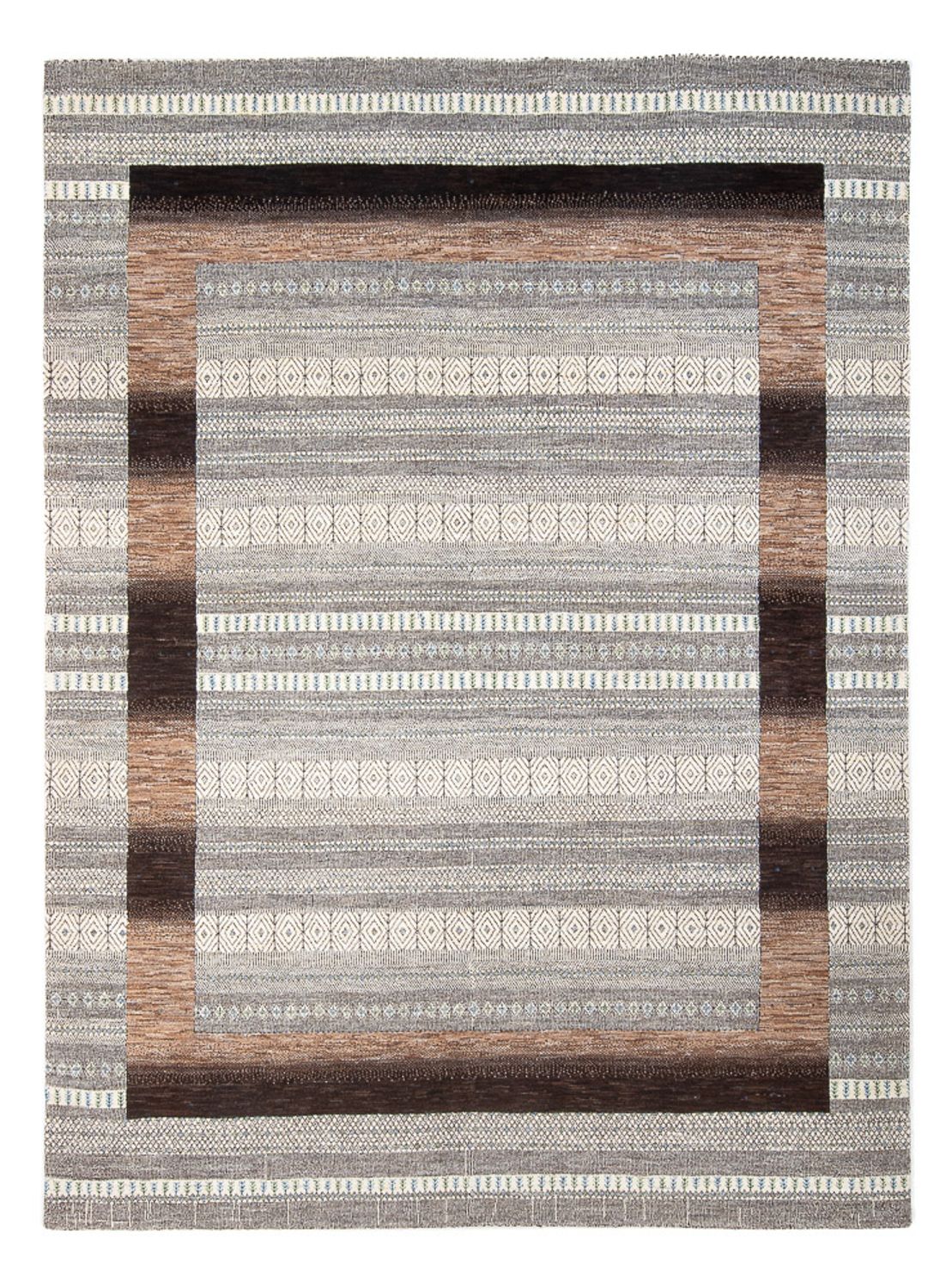 Gabbeh Teppich - Loribaft Perser - 301 x 231 cm - mehrfarbig