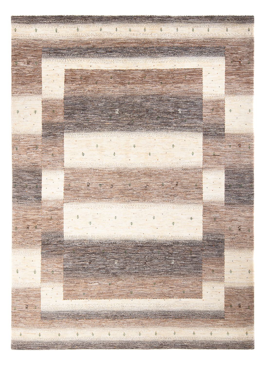 Gabbeh Teppich - Loribaft Perser - 302 x 218 cm - mehrfarbig