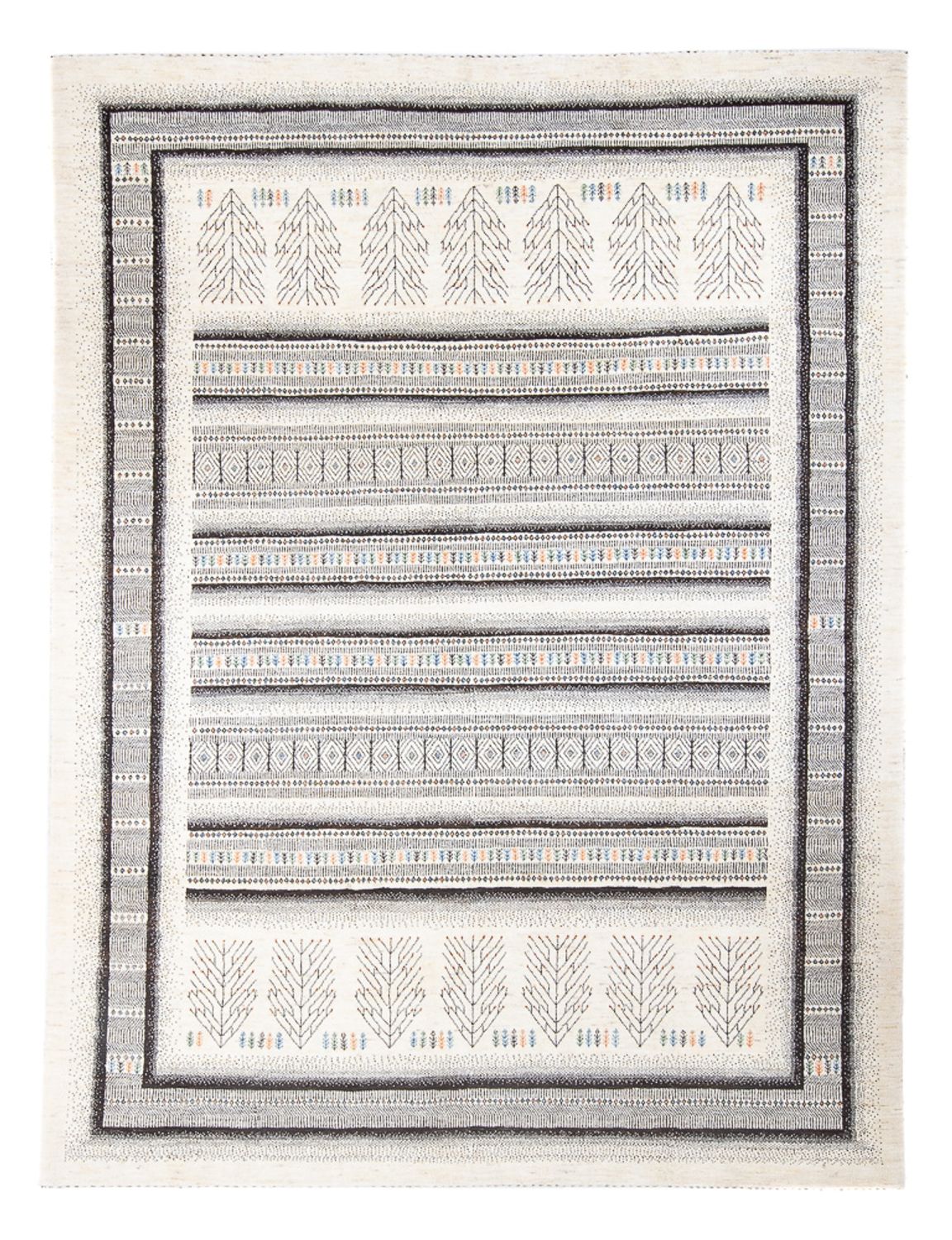 Gabbeh Teppich - Loribaft Perser - 302 x 230 cm - mehrfarbig