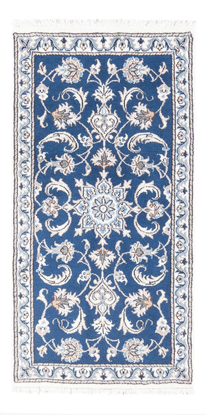 Perserteppich - Nain - 140 x 70 cm - blau