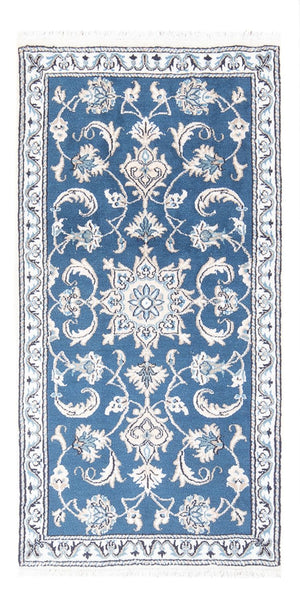 Perserteppich - Nain - 142 x 70 cm - blau