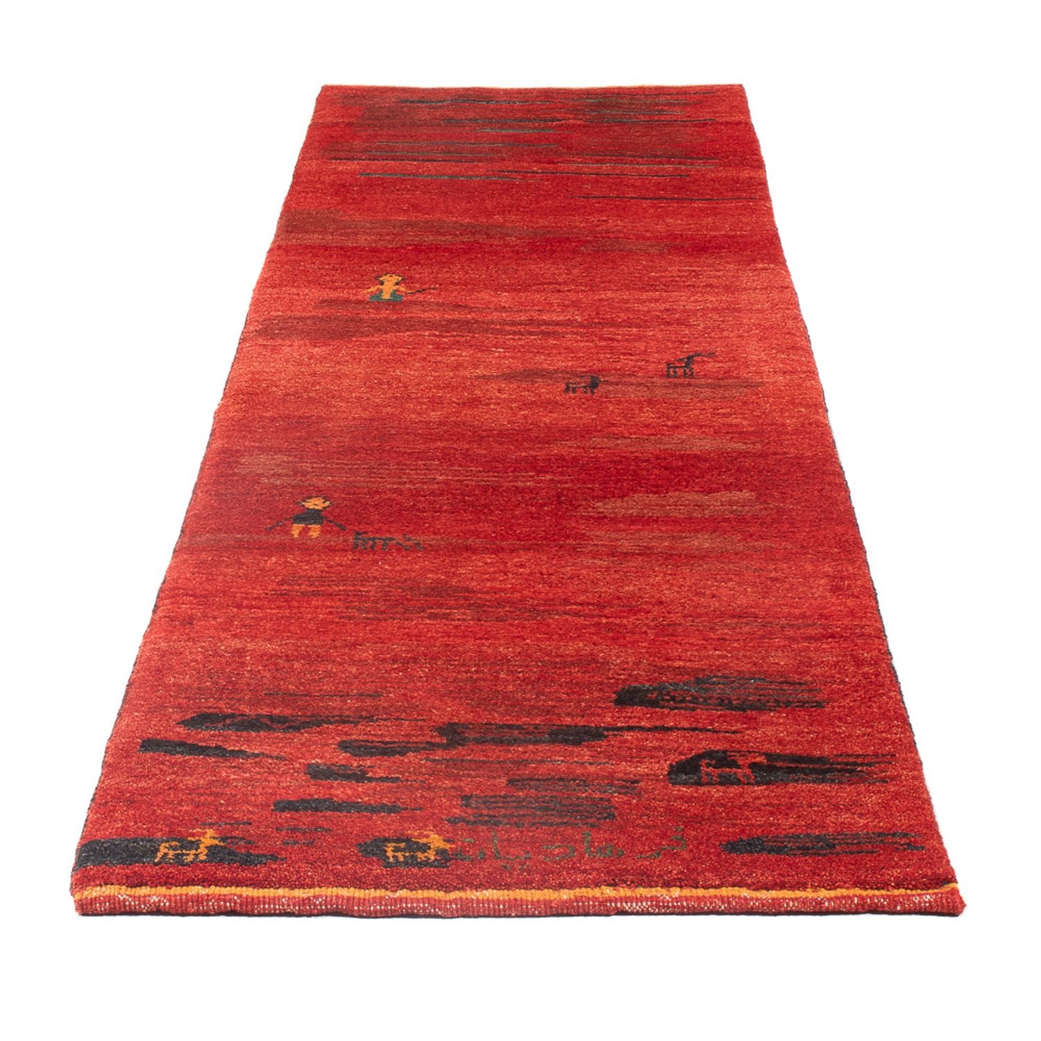 Läufer Gabbeh - Perser - 236 x 73 cm - mehrfarbig