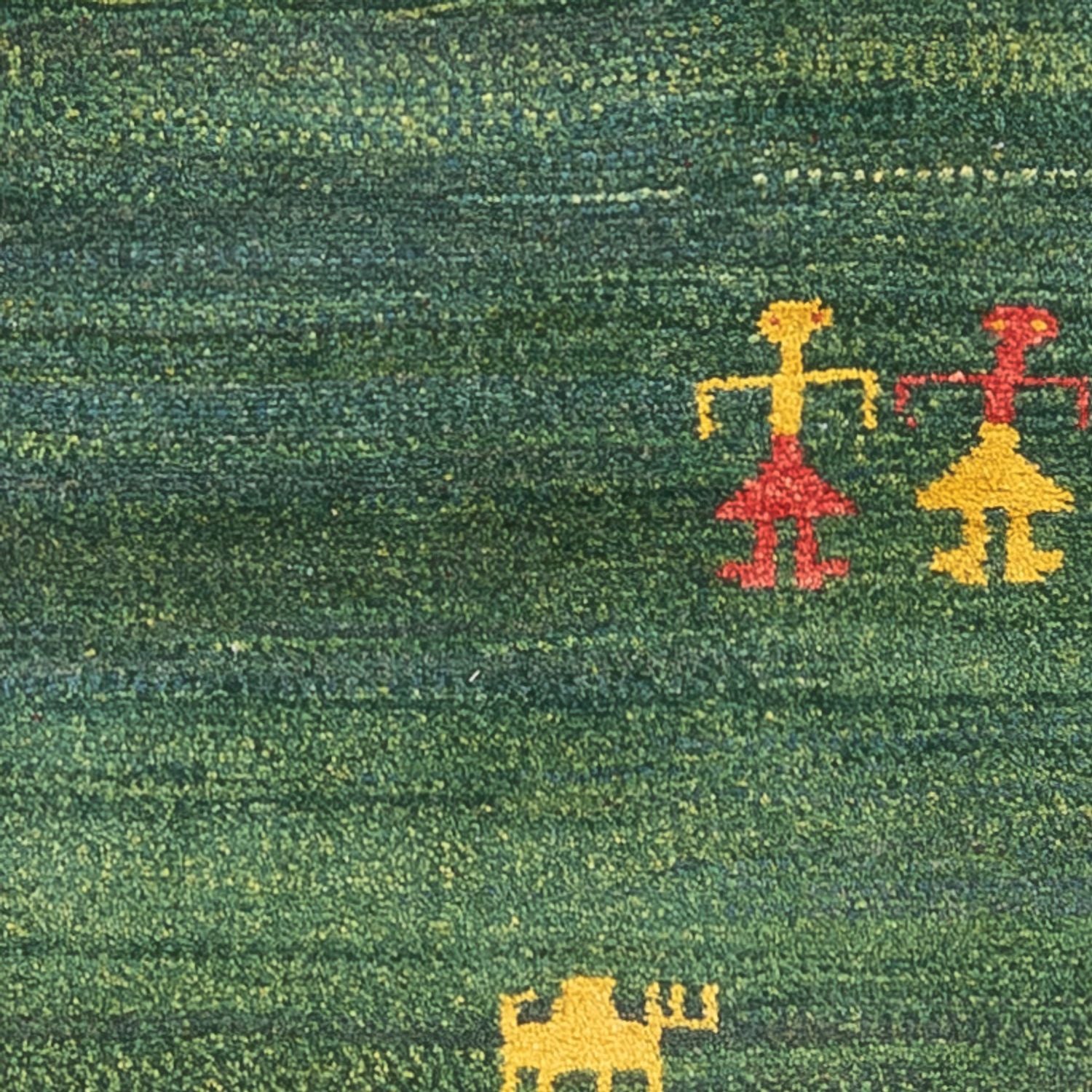 Läufer Gabbeh - Perser - 202 x 78 cm - grün