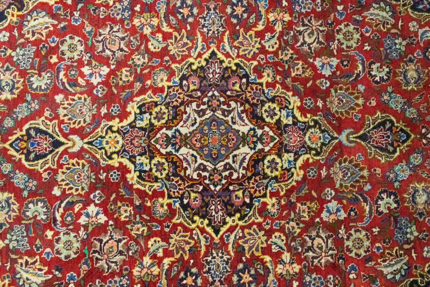 Perserteppich - Keshan 214 x 144 cm - rot