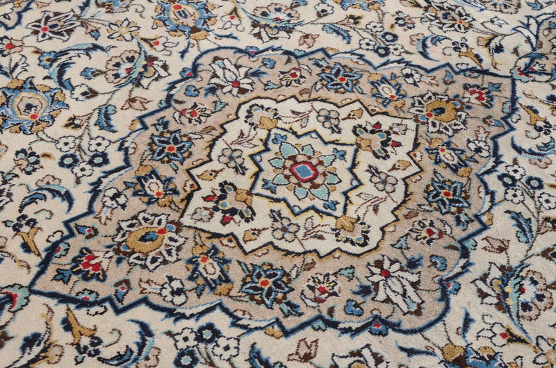 Perserteppich - Keshan 300 x 198 cm - beige
