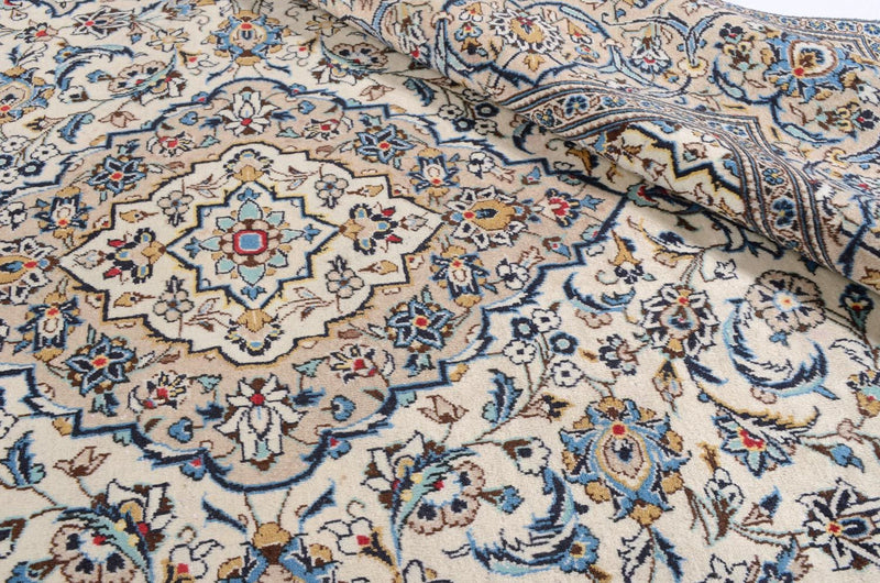 Perserteppich - Keshan 300 x 198 cm - beige