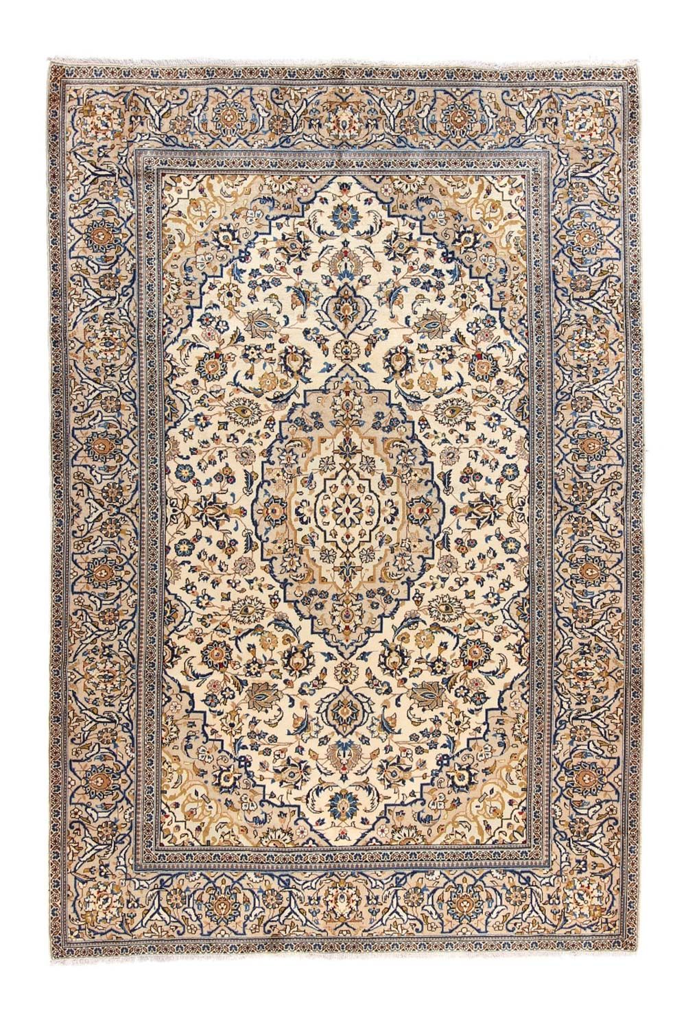 Perserteppich - Keshan 305 x 198 cm - beige