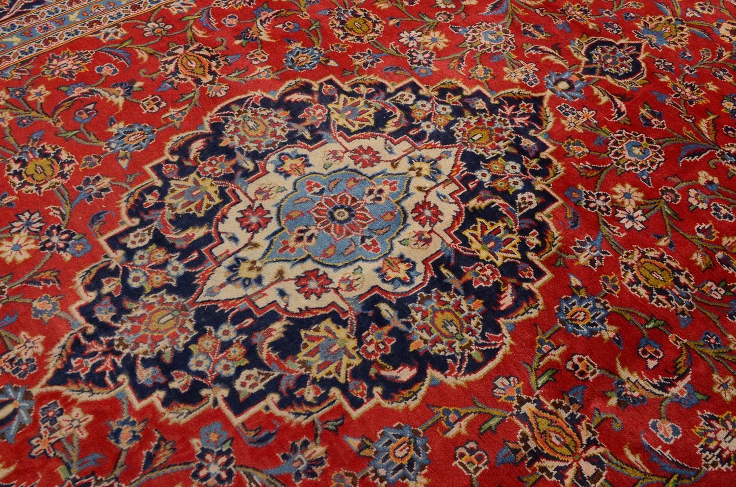 Perserteppich - Keshan 350 x 242 cm - rot