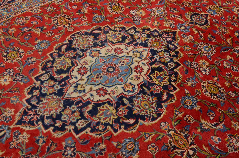 Perserteppich - Keshan 350 x 242 cm - rot