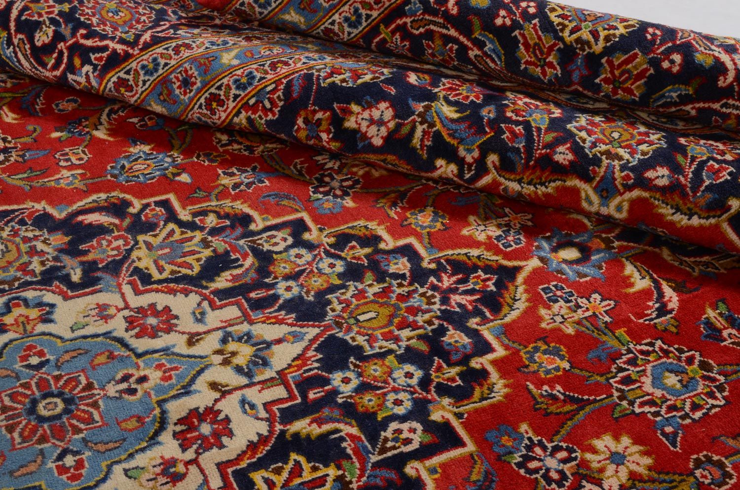 Perserteppich - Keshan 350 x 242 cm - rot
