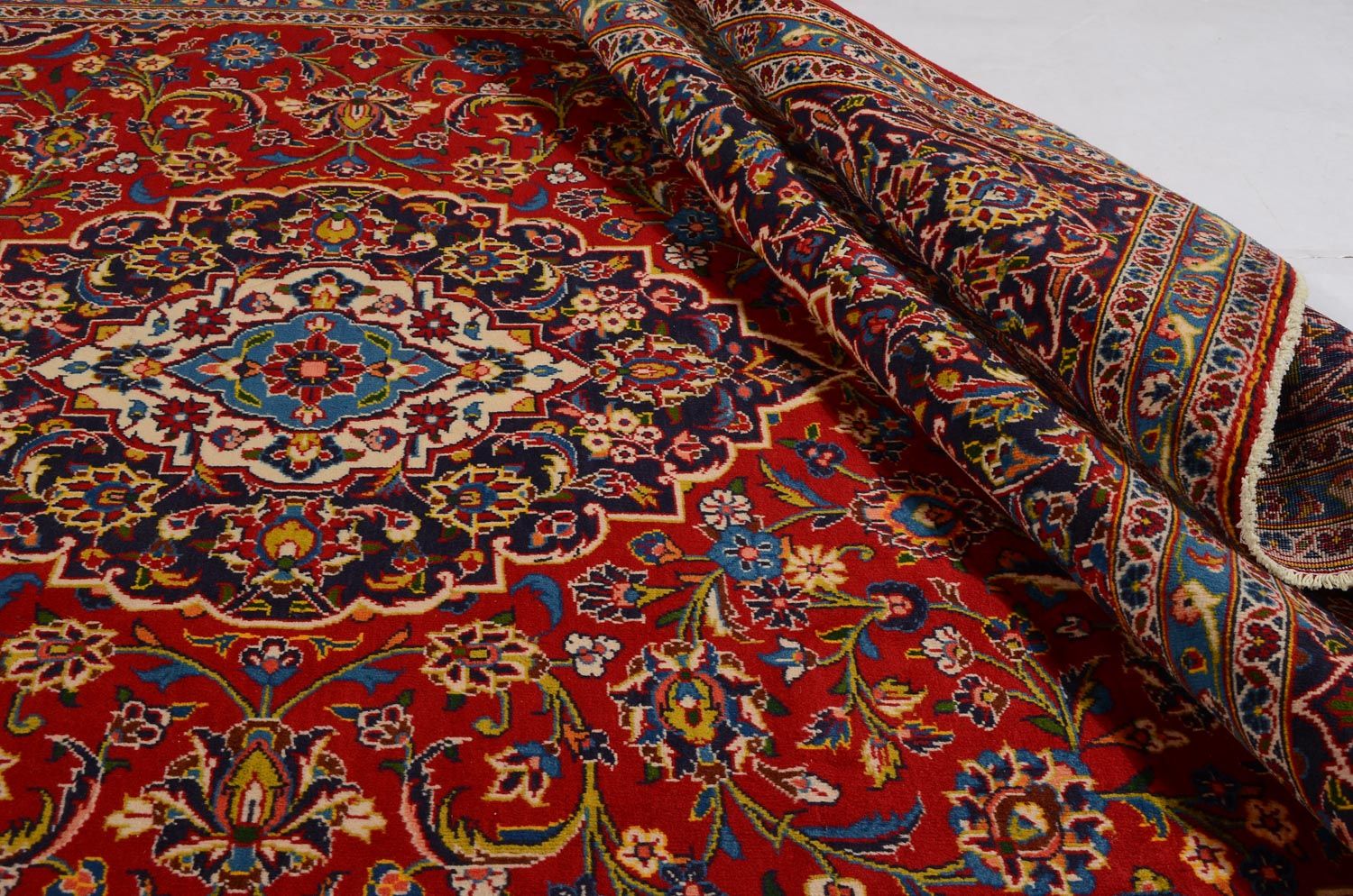 Perserteppich - Keshan 357 x 245 cm - rot