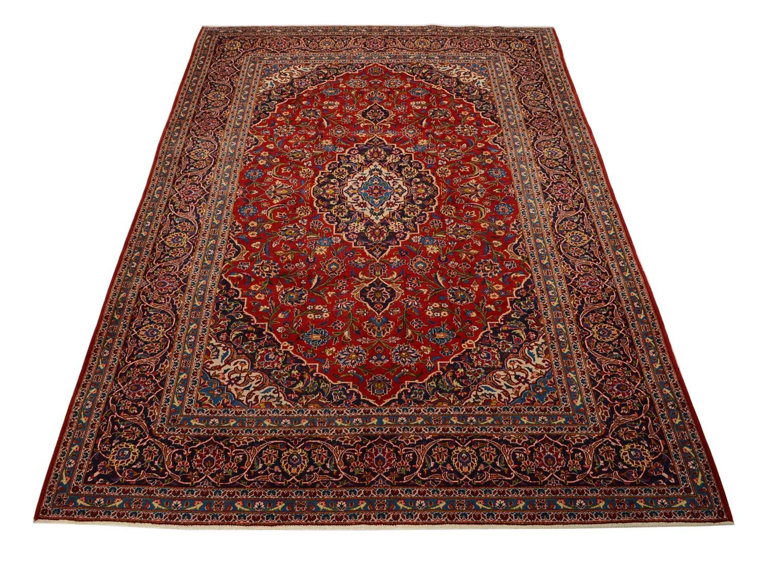 Perserteppich - Keshan 357 x 245 cm - rot