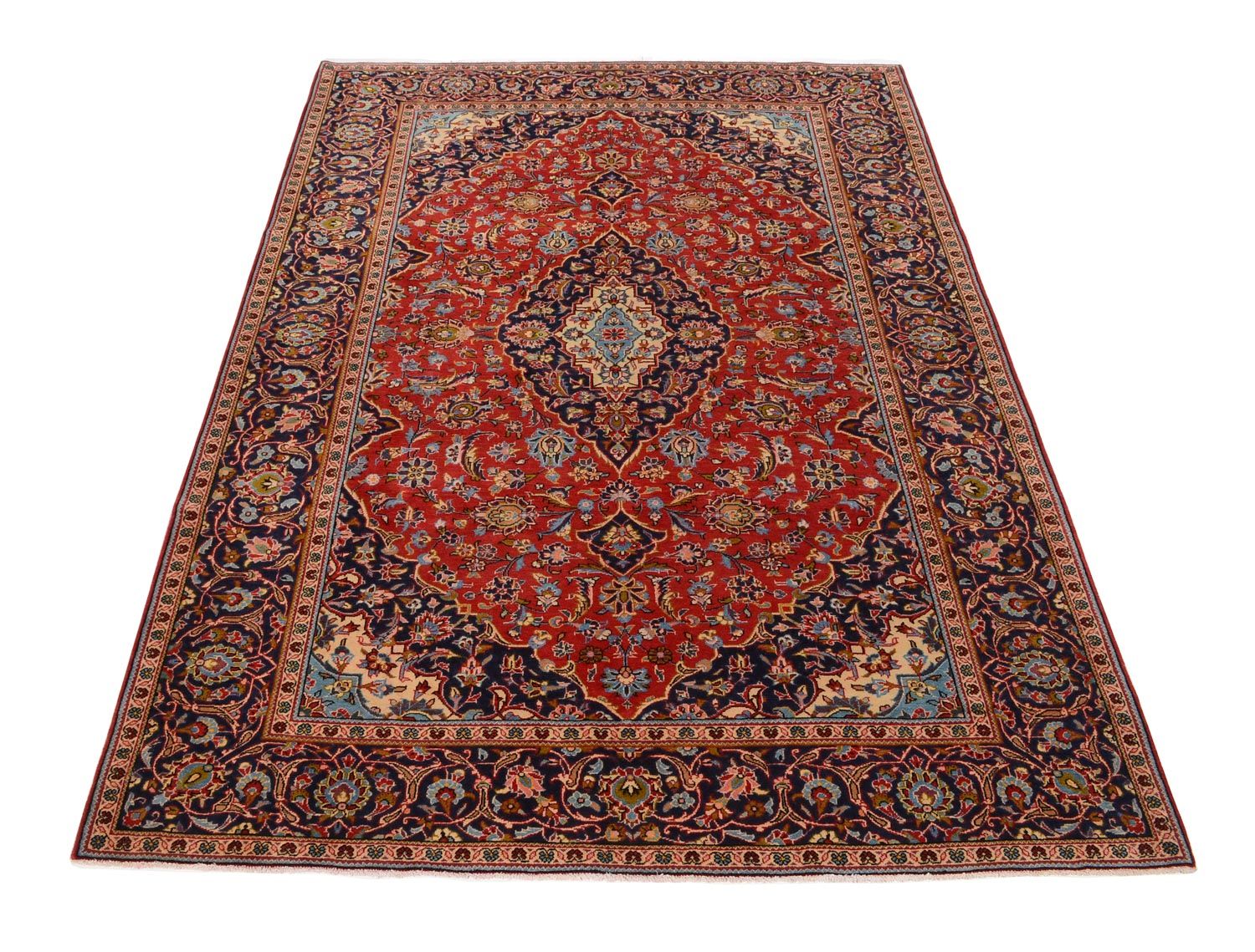 Perserteppich - Keshan 302 x 207 cm - rot