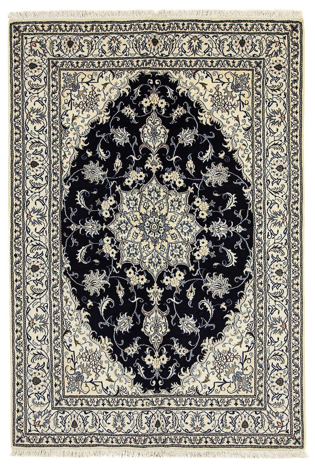 Perserteppich - Nain 242 x 166 cm Wohnzimmer Teppich
