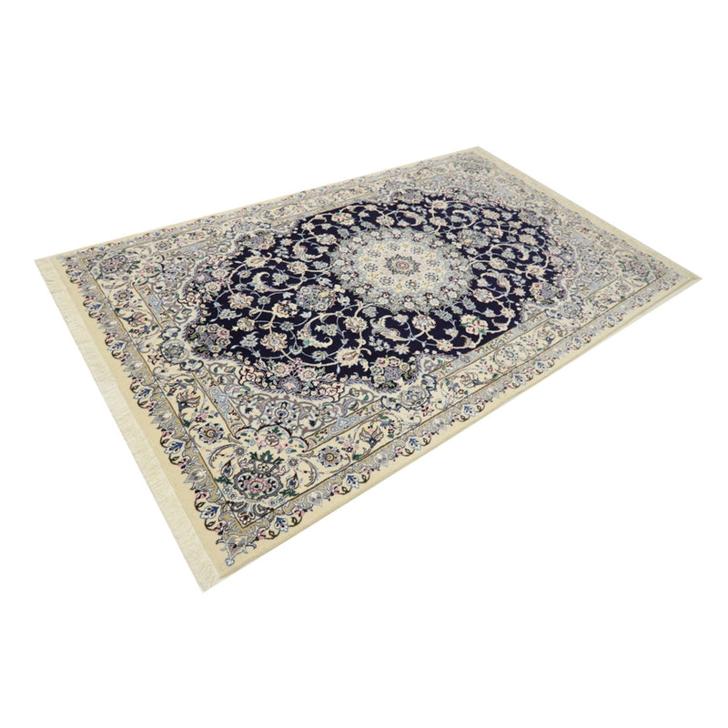 Perserteppich - Nain - Royal - 247 x 156 cm - dunkelblau