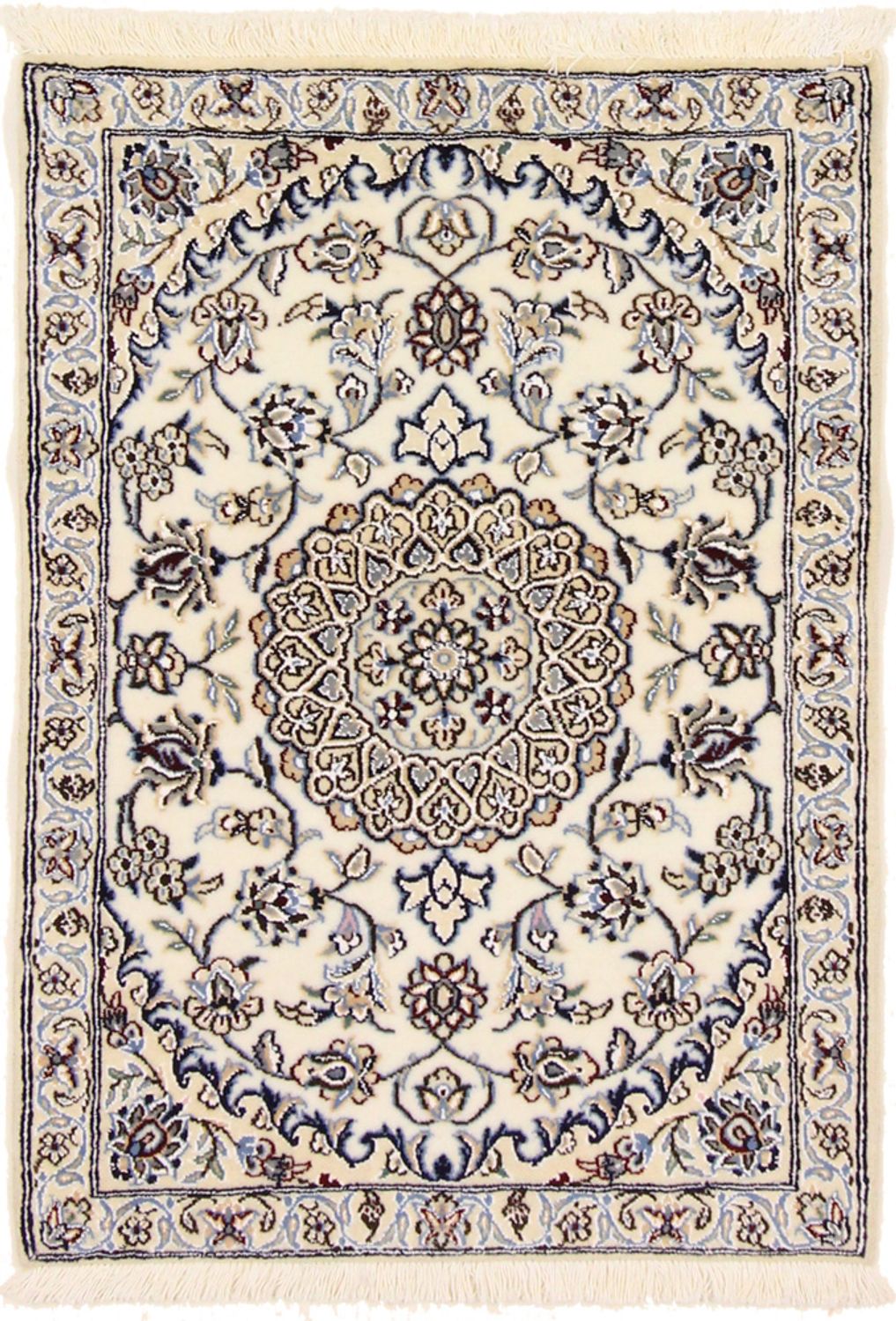 Perserteppich - Nain - Royal - 92 x 64 cm - creme