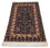 Afghan Teppich 142 x 96 cm - dunkelblau