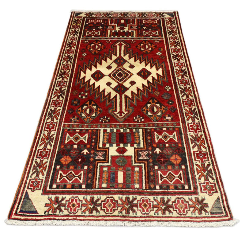Perserteppich - Nomadic 245 x 135 cm - rot